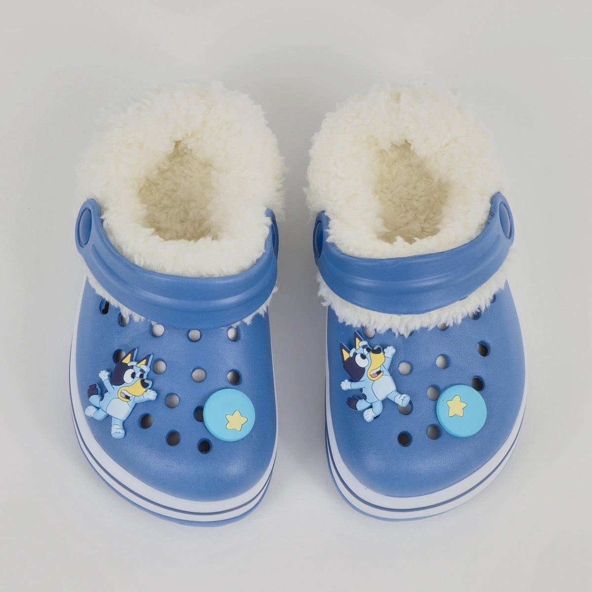 Zueco de Eva Con Chiporro Niño Pelota Azul Bluey