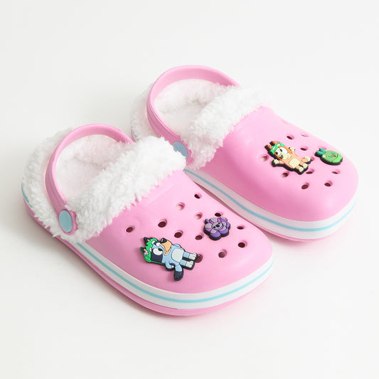 Zueco de Eva Niña Chiporro Pins Rosado Bingo & Bluey - Zuecos Chile | The Brands Club cl