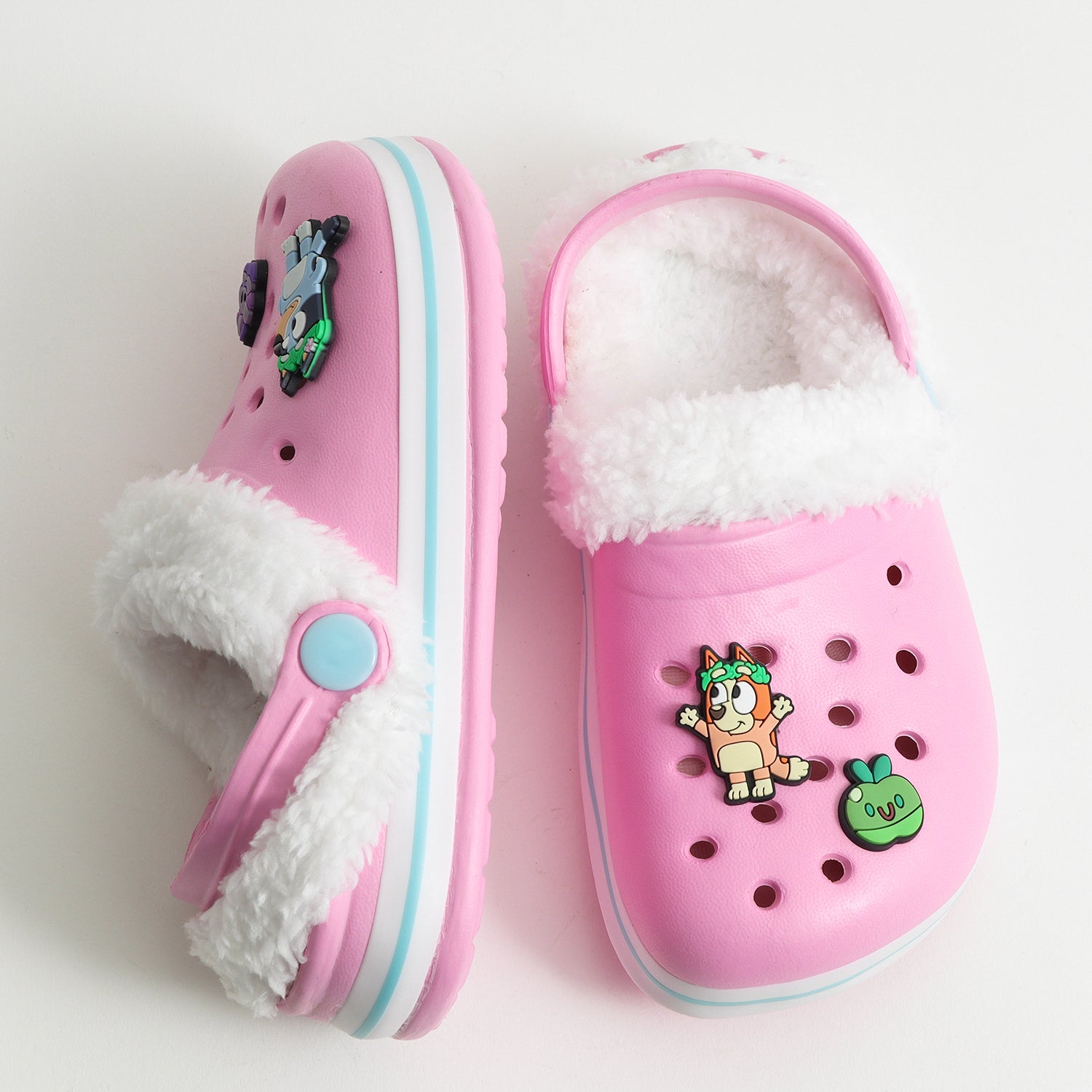 Zueco de Eva Niña Chiporro Pins Rosado Bingo & Bluey - Zuecos Chile | The Brands Club cl
