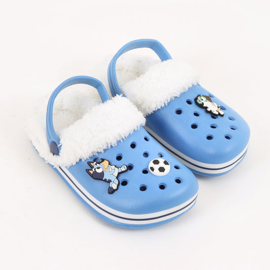 Zueco de Eva Niño Chiporro Pins Fútbol Azul Bluey - Zuecos Chile | The Brands Club cl