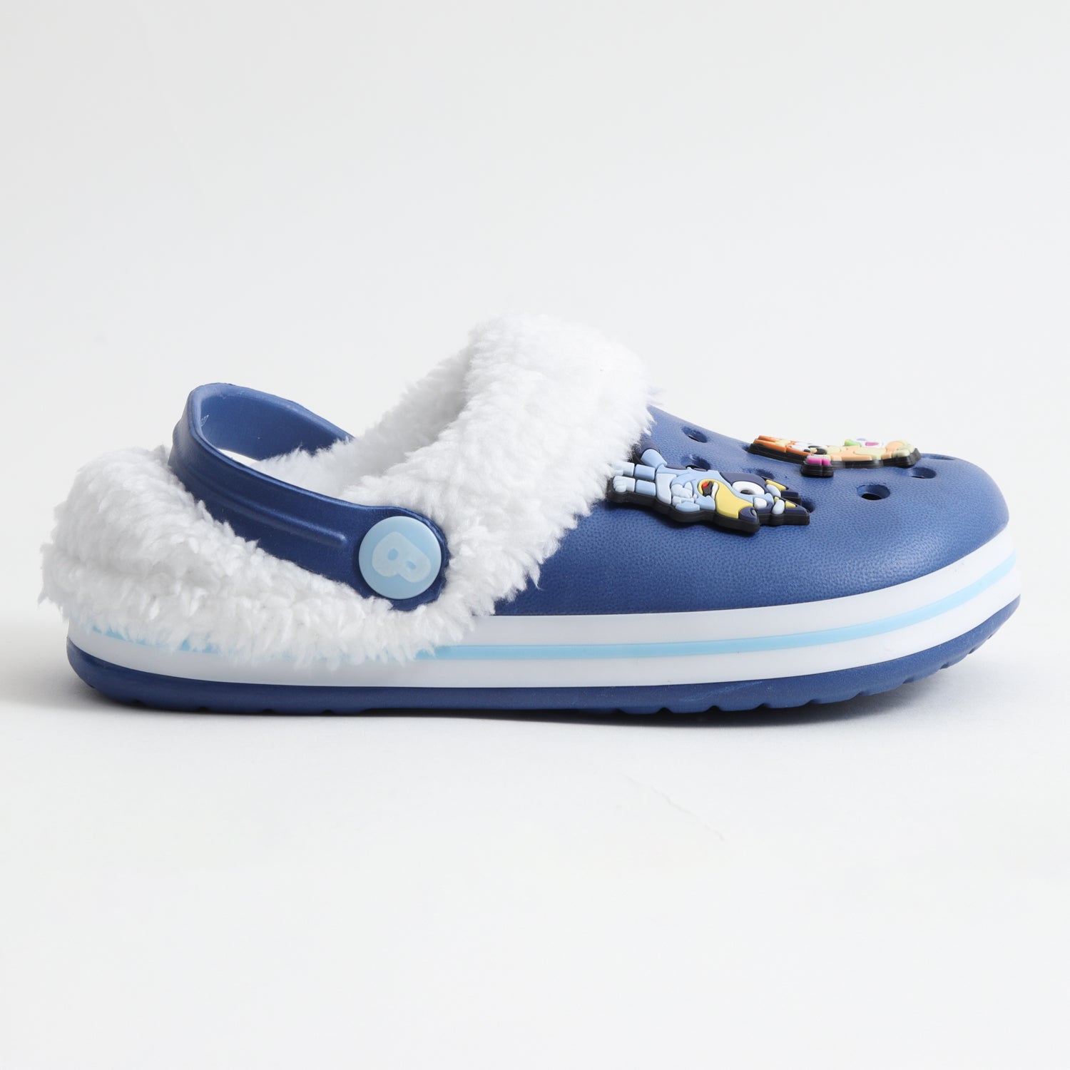 Zueco de Eva Niño Chiporro Pins Azul Marino Bluey - Zuecos Chile | The Brands Club cl