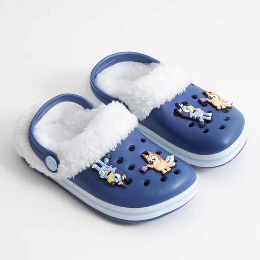 Zueco de Eva Niño Chiporro Pins Azul Marino Bluey - Zuecos Chile | The Brands Club cl