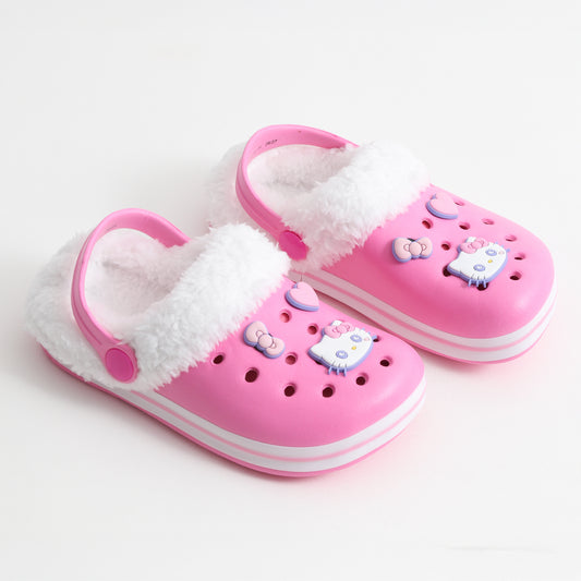 Zueco de Eva Niña Chiporro Pins Rosado Hello Kitty - Zuecos Chile | The Brands Club cl