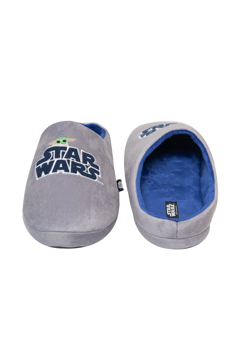 Pantufla Hombre Grogu Gris Star Wars