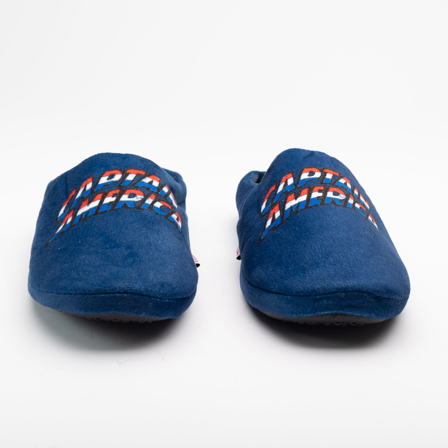 Pantufla Hombre Capitan America Tri Negro Marvel