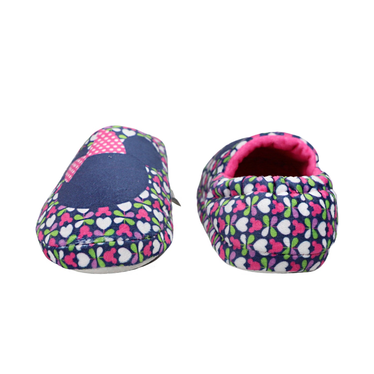 Pantufla Niña Minnie Head Rosado Disney