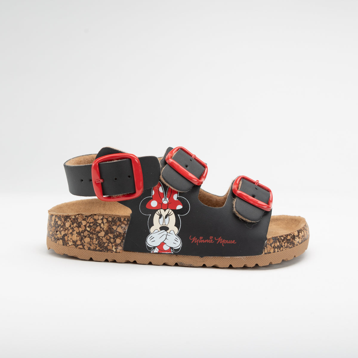 Sandalias Niña Minnie Ups! Negro Disney