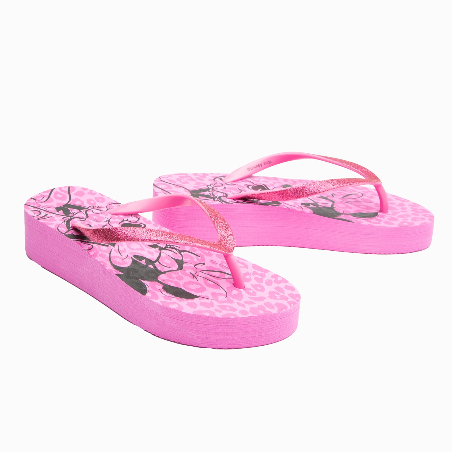 Sandalias Niña Minnie Glitter Rosado Disney