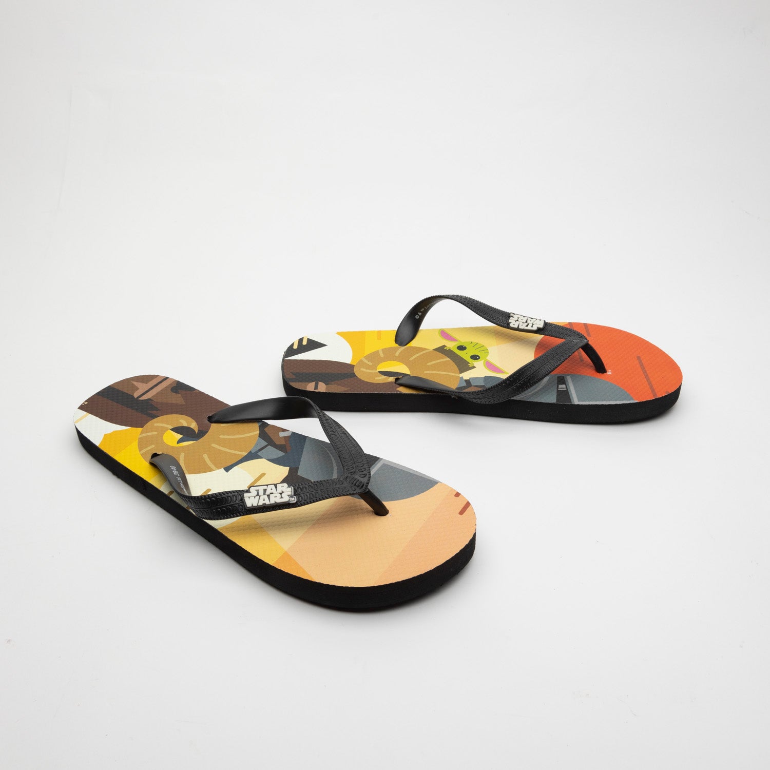 Sandalias Hombre Mandalorian Baby Yoda Star Wars Beige