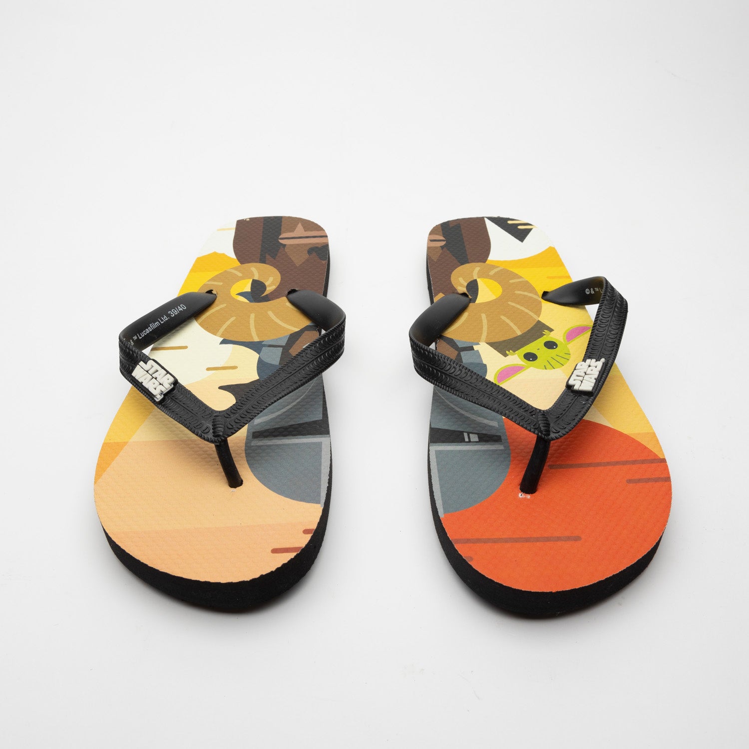 Sandalias Hombre Mandalorian Baby Yoda Star Wars Beige