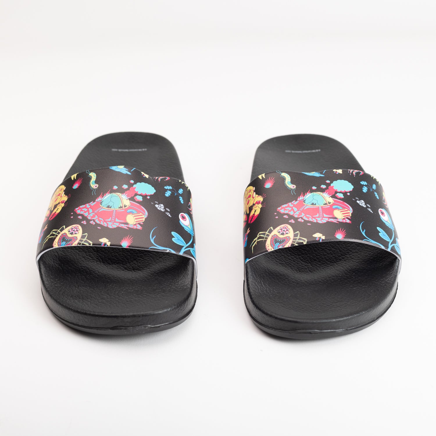 Sandalias Hombre Just them Negro Rick and Morty