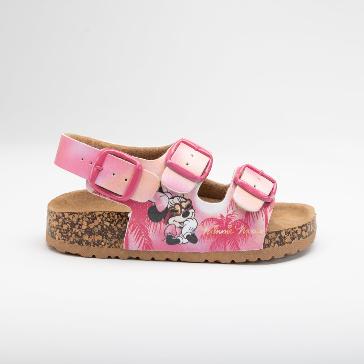 Sandalias Niña Minnie Beach Rosado Disney