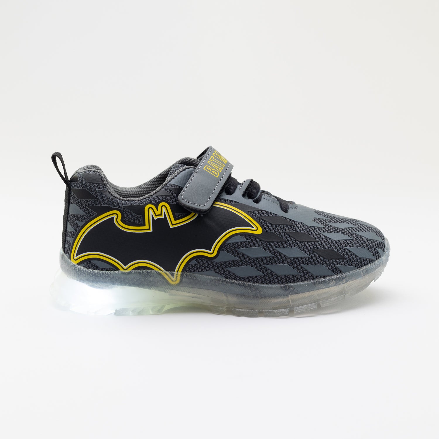 Zapatilla Luces Niño Batman Light Gris DC Comics
