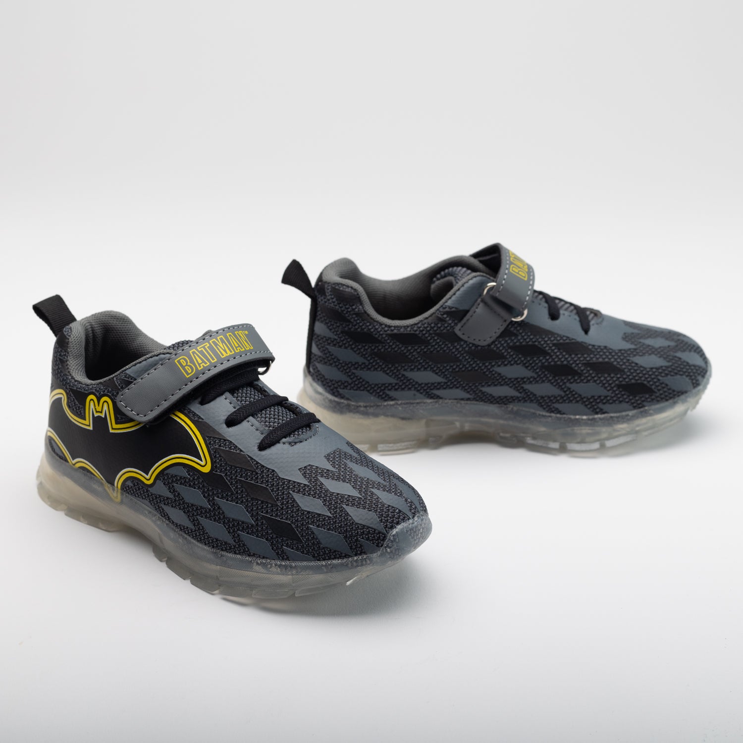 Zapatillas Luces Niño Batman Light Gris DC Comics