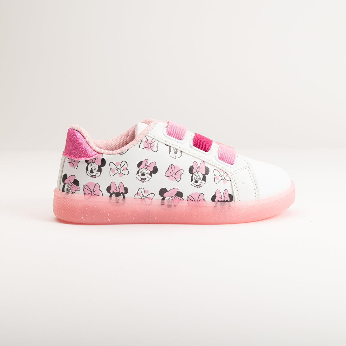 Zapatillas Niña Minnie Brillo Rosado Disney