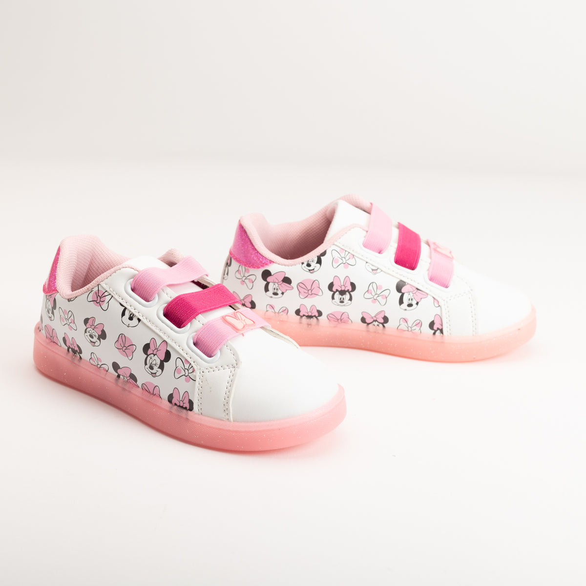 Zapatillas Niña Minnie Brillo Rosado Disney