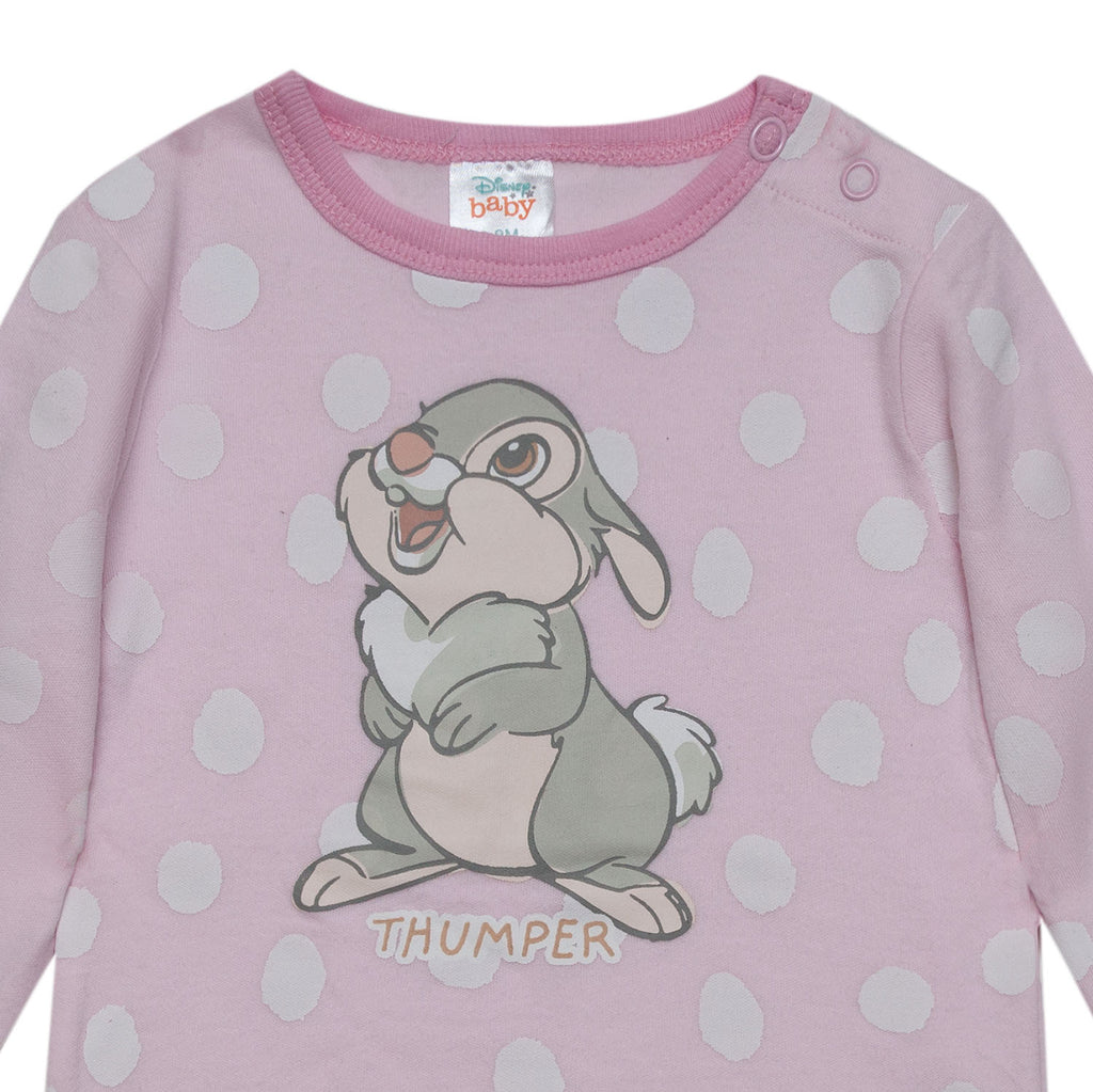 Set Bebe Bambi Happy Tambor Rosado Disney