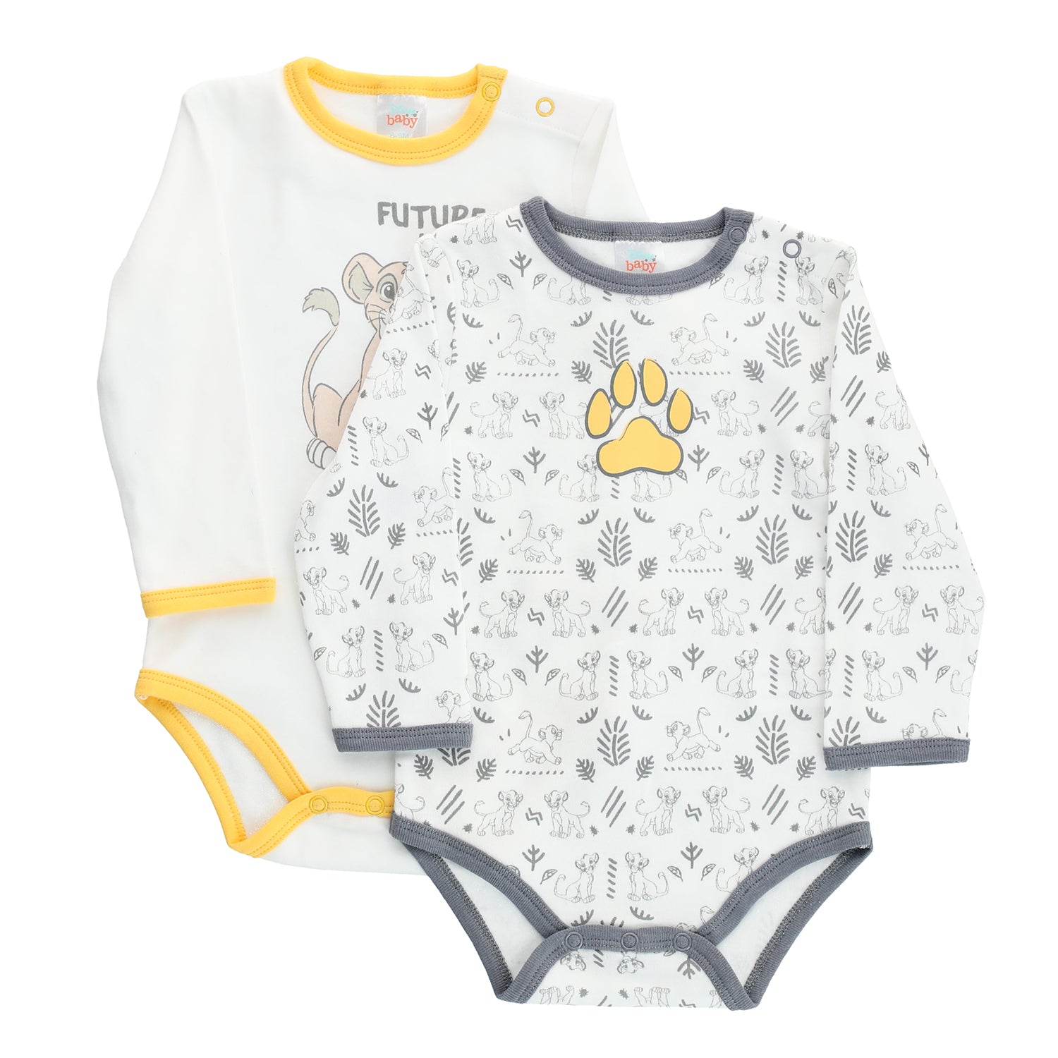 Pack Body Bebe Rey León Future Azul Disney