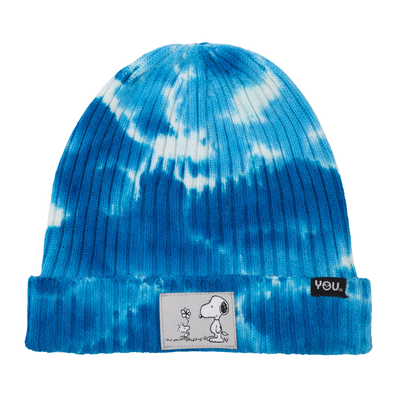 Gorro Mujer Flor Azul Snoopy