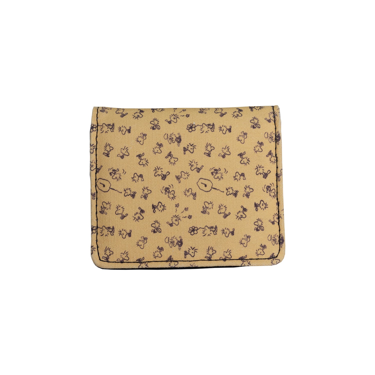 Billetera Mujer Mini Woodstocks Amarillo Snoopy