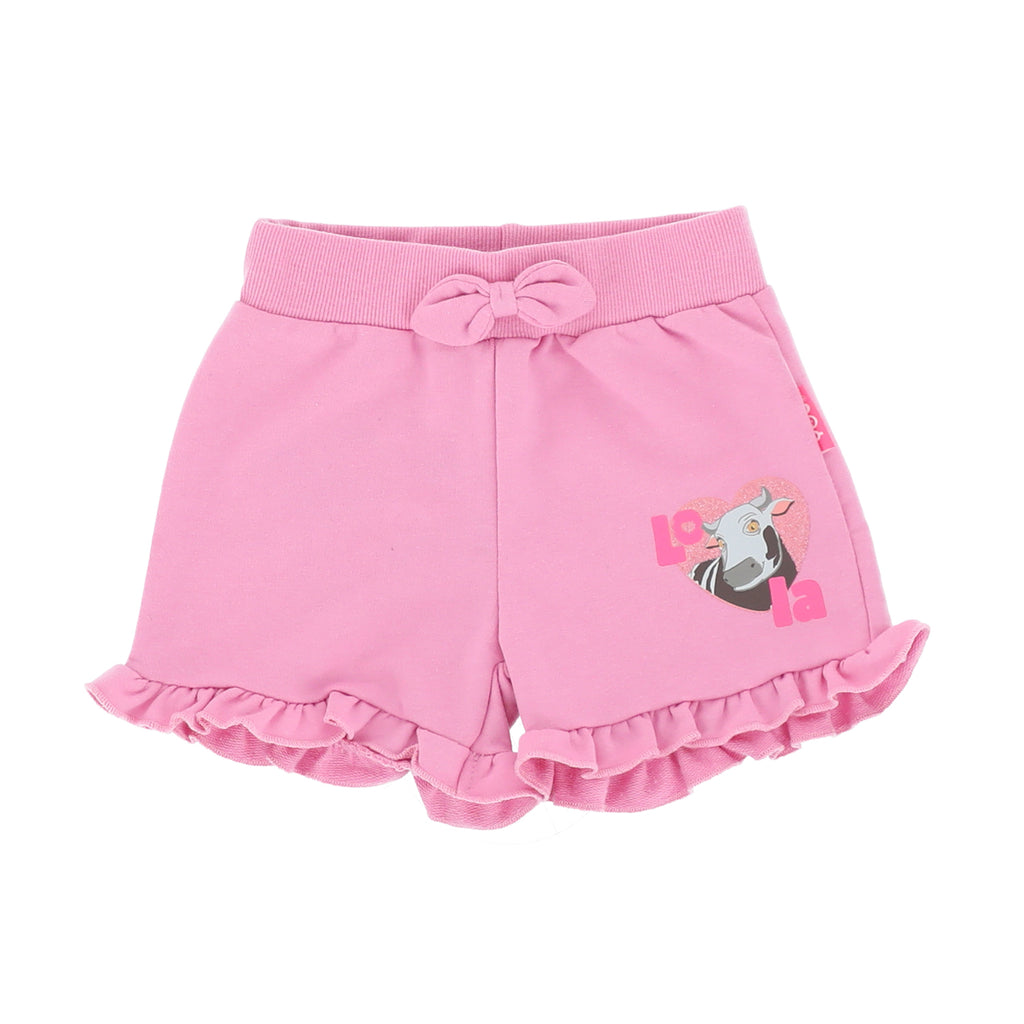 Short Niña Lola Rosado La Granja de Zenon