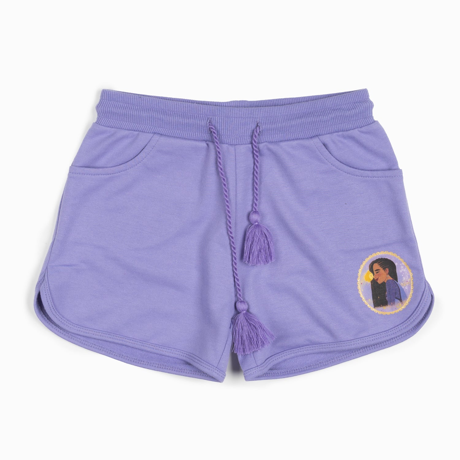 Short Niña Wish Asha Morado Disney