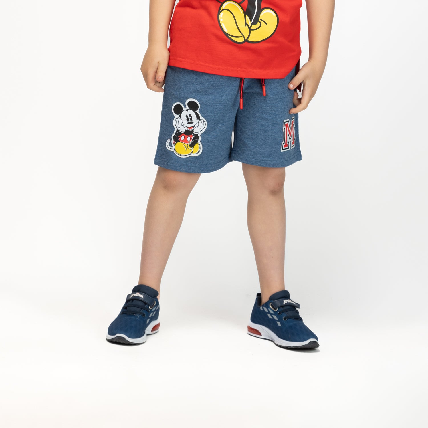 Short Niño Letra Mickey Azul Disney