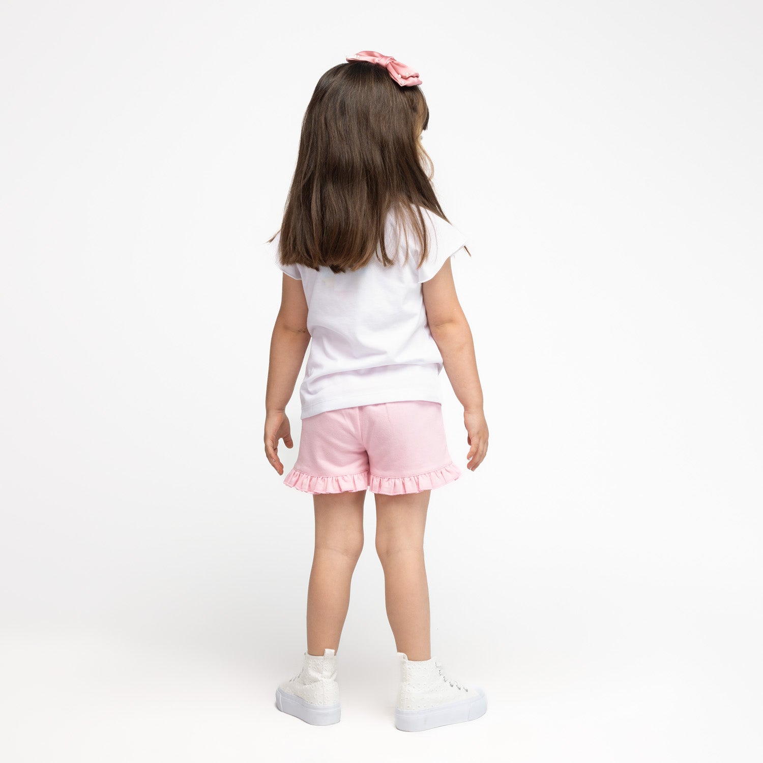 Short Niña Parche Everest Rosa Paw Patrol