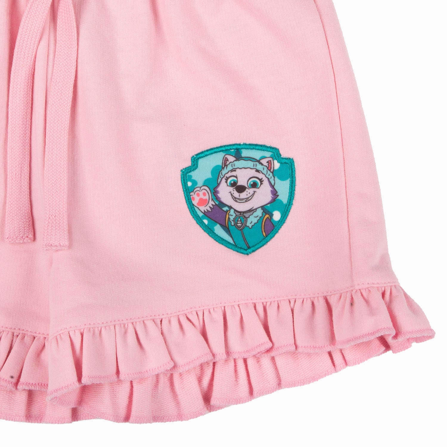 Short Niña Parche Everest Rosa Paw Patrol