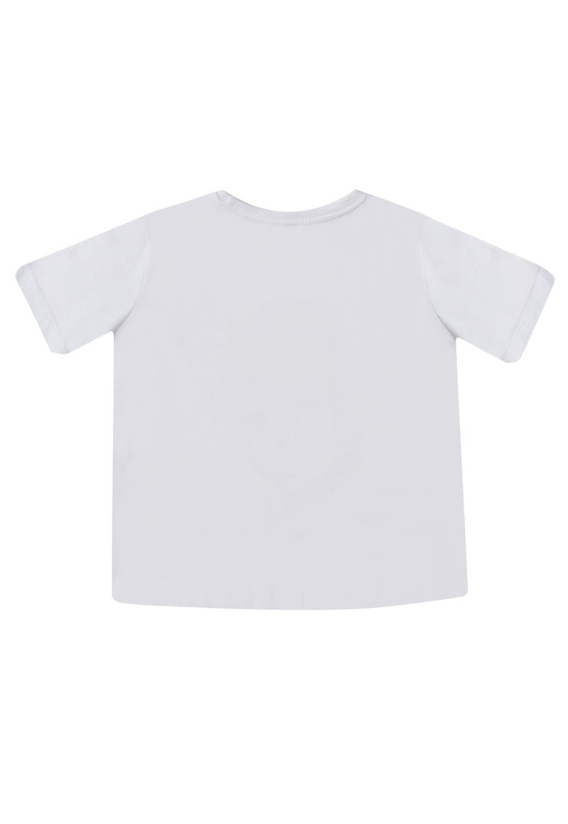 Polera Niña Tinkerbell Sparkle Blanco Disney