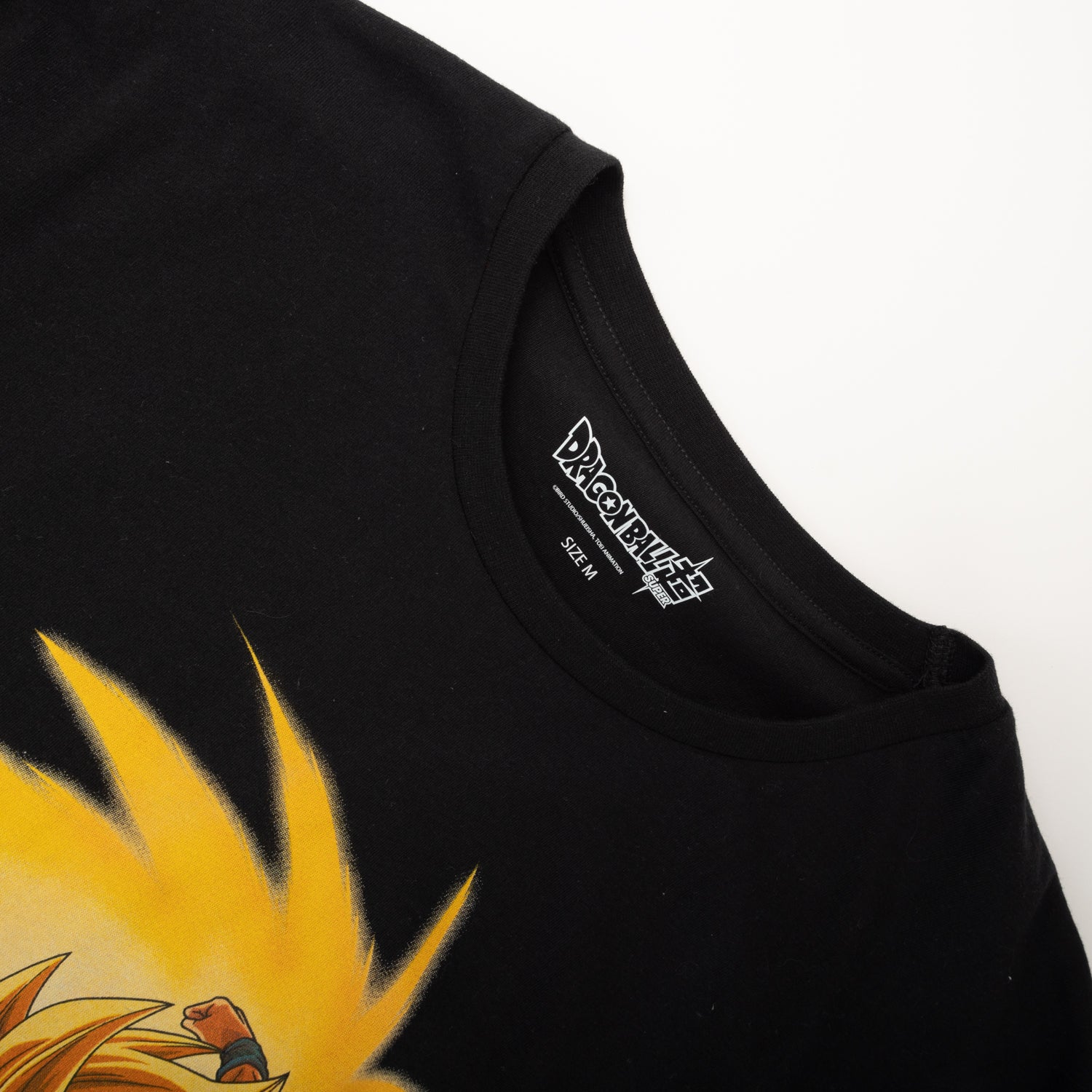 Polera Hombre Goku Supersaiyano Negro Dragon Ball