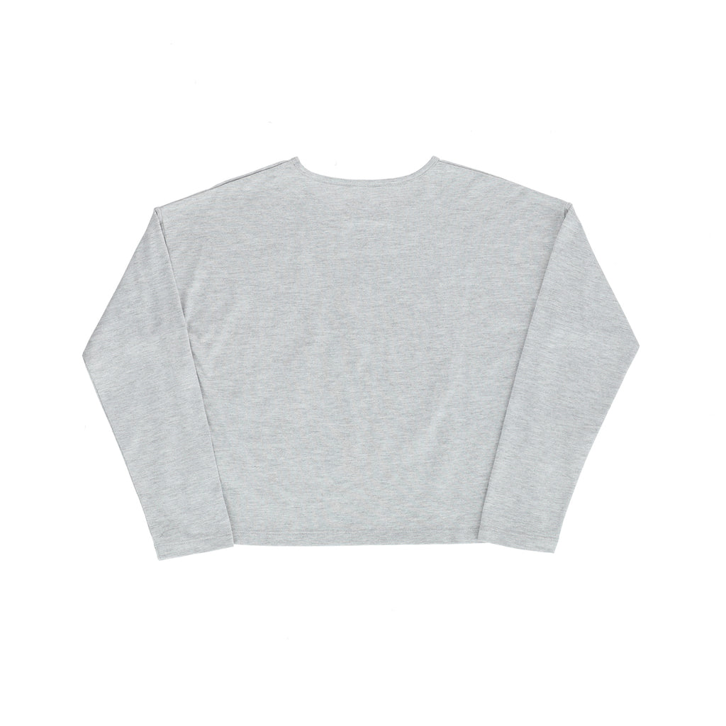 Polera Manga Larga Niña Intro Gris Looney Tunes