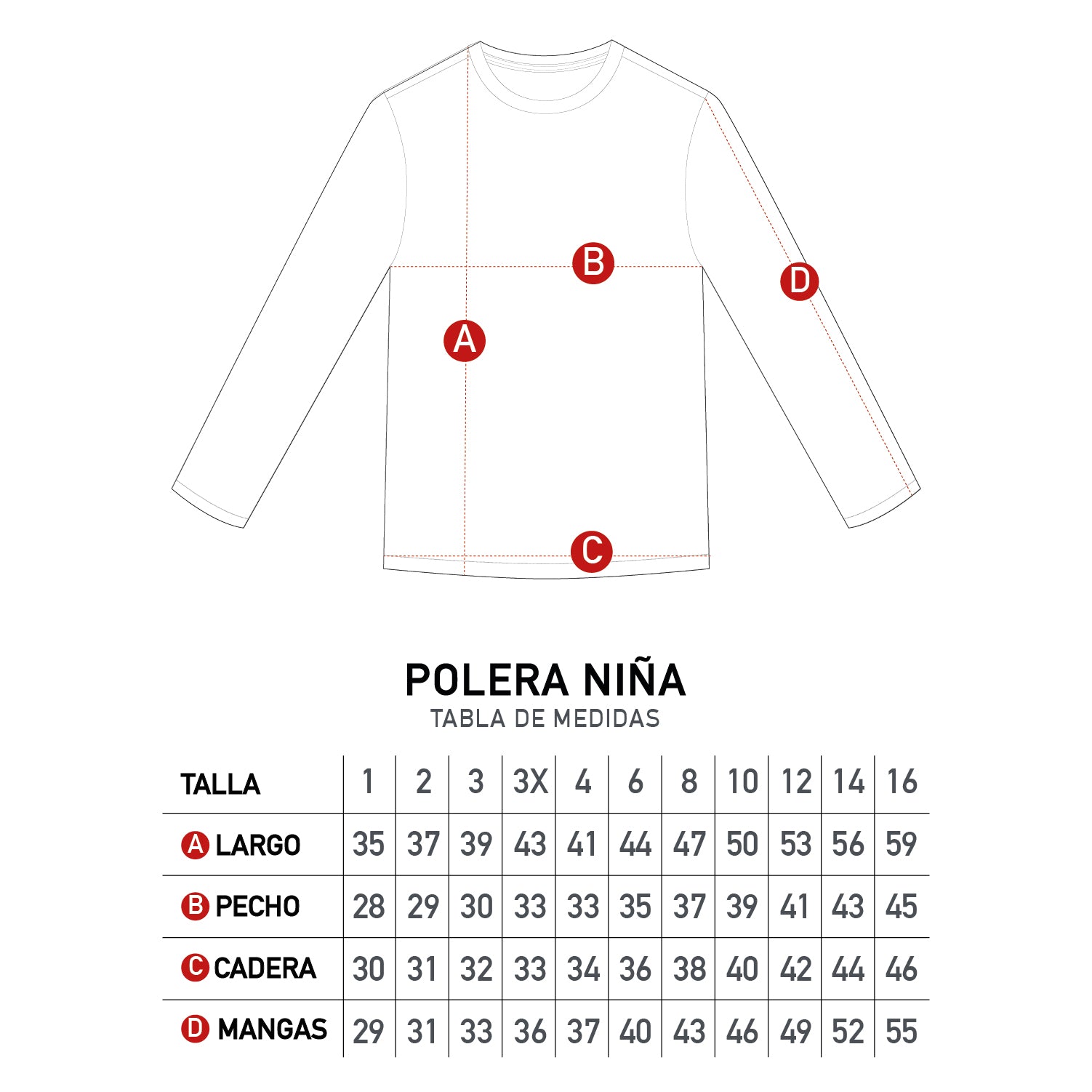 Polera Manga Larga Niña Angry Rosado Looney Tunes