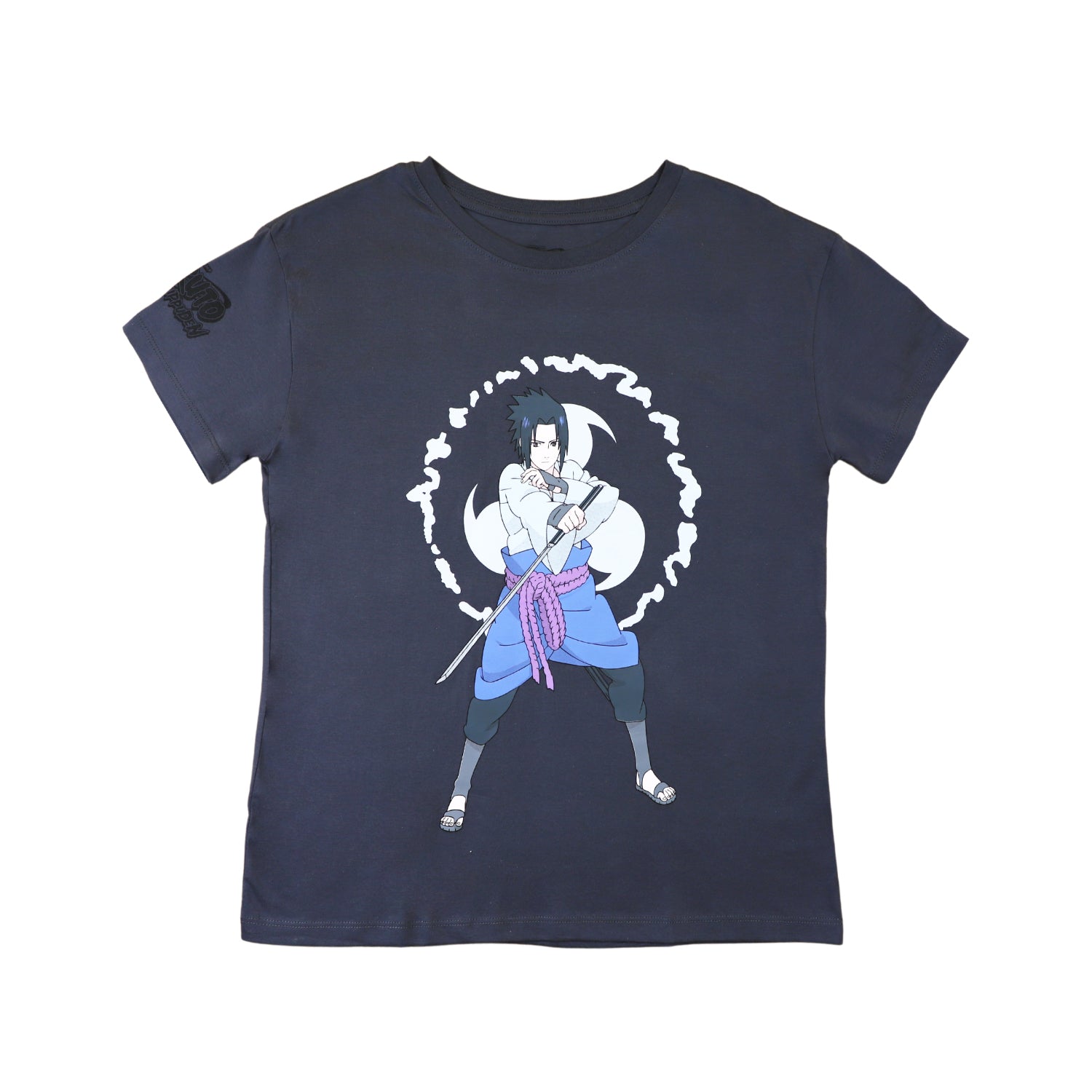 Polera Mujer Sasuke Gris Naruto