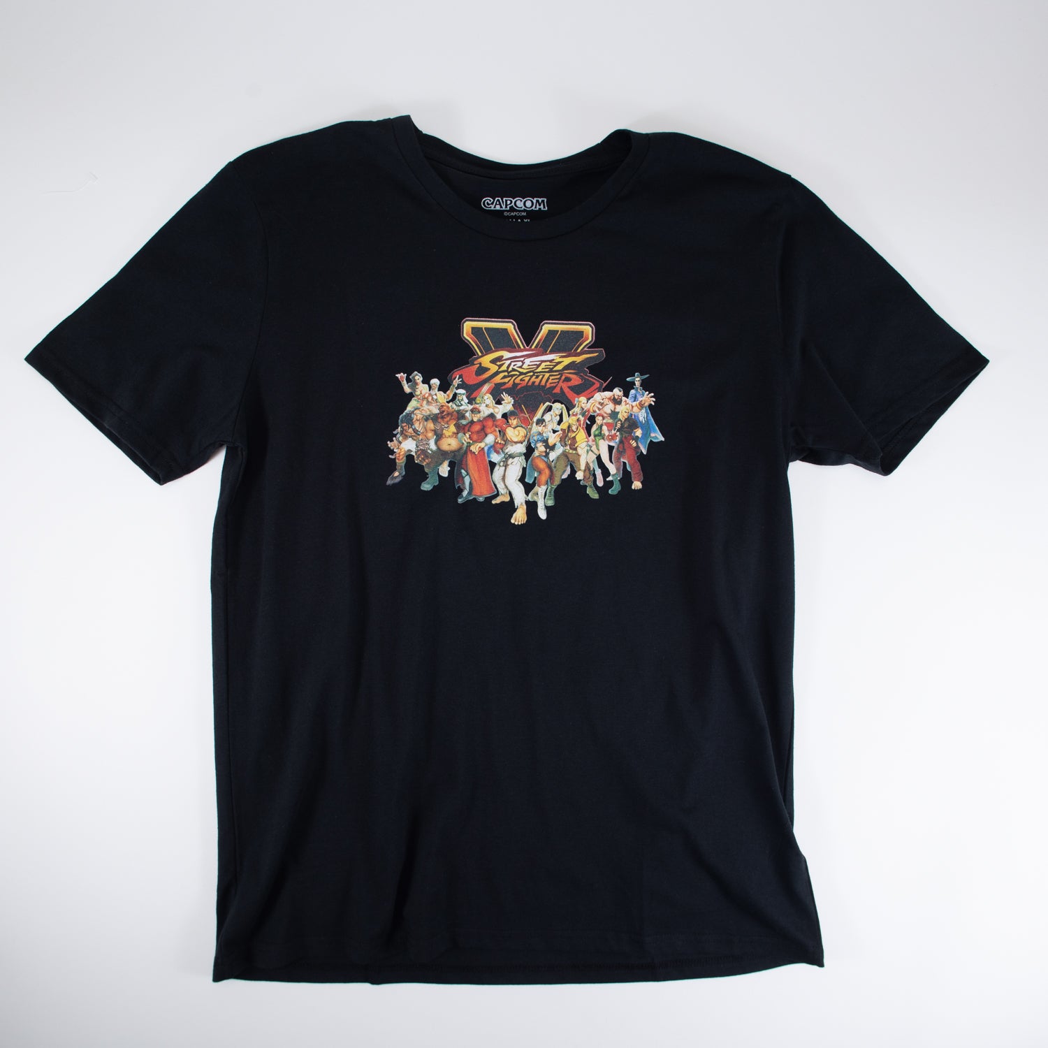 Polera Hombre Street Fighter Lucha Negro