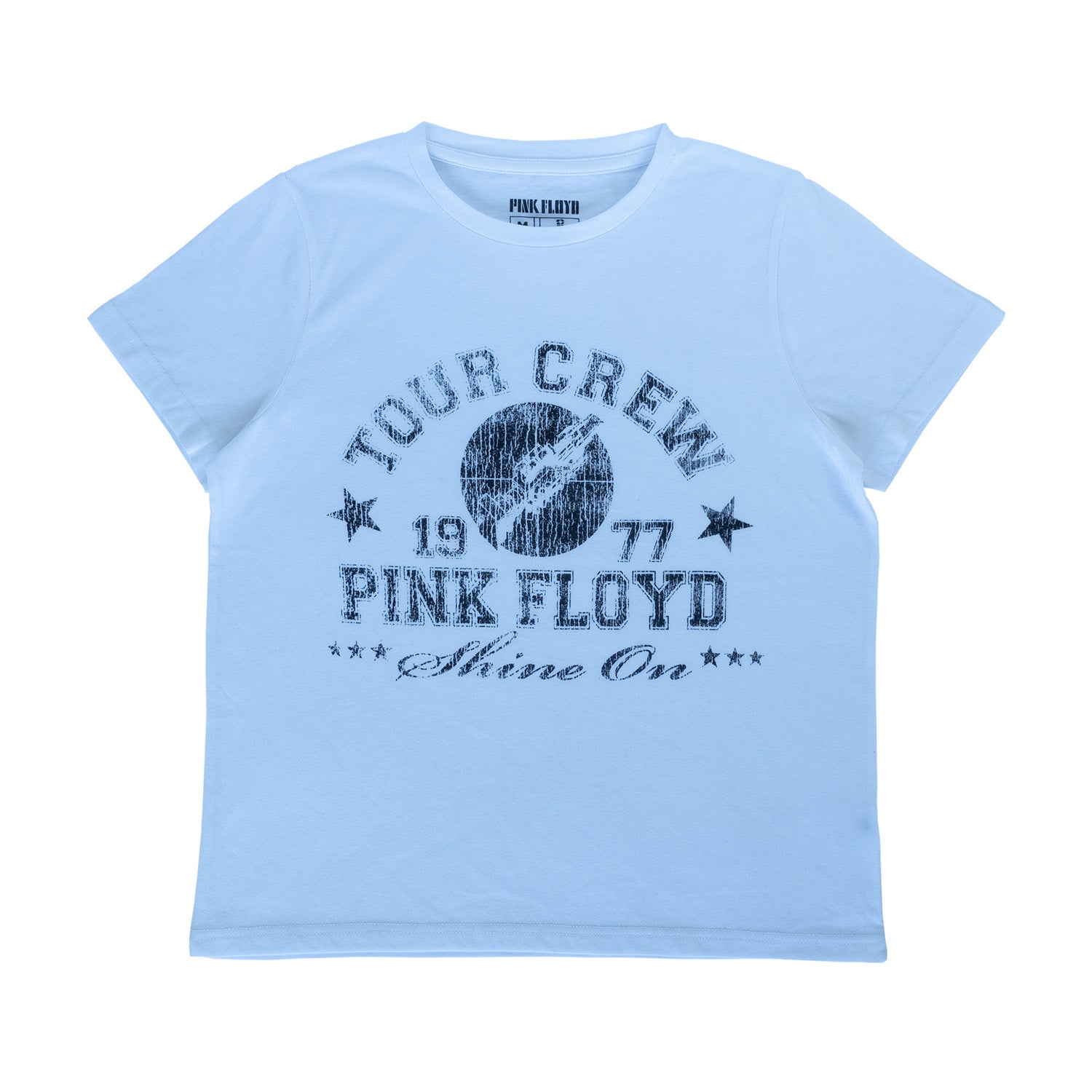 Polera Mujer Tour Crew Celeste Pink Floyd
