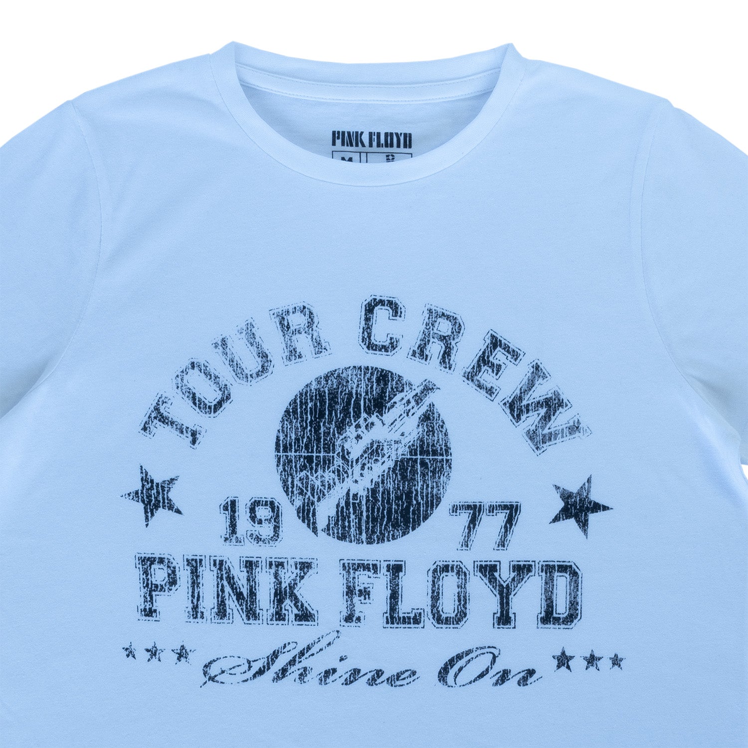 Polera Mujer Tour Crew Celeste Pink Floyd