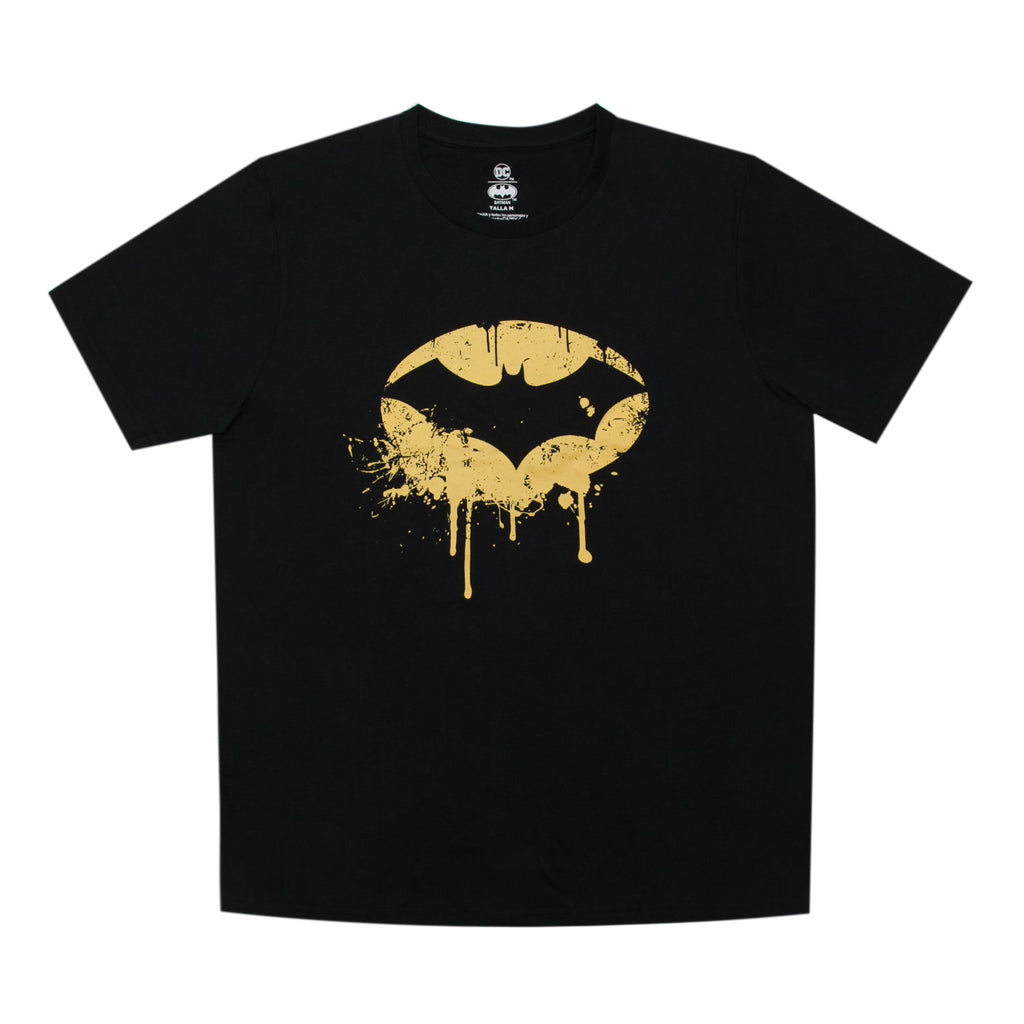 Polera Hombre Batman Señal Urbana Negro DC Comics
