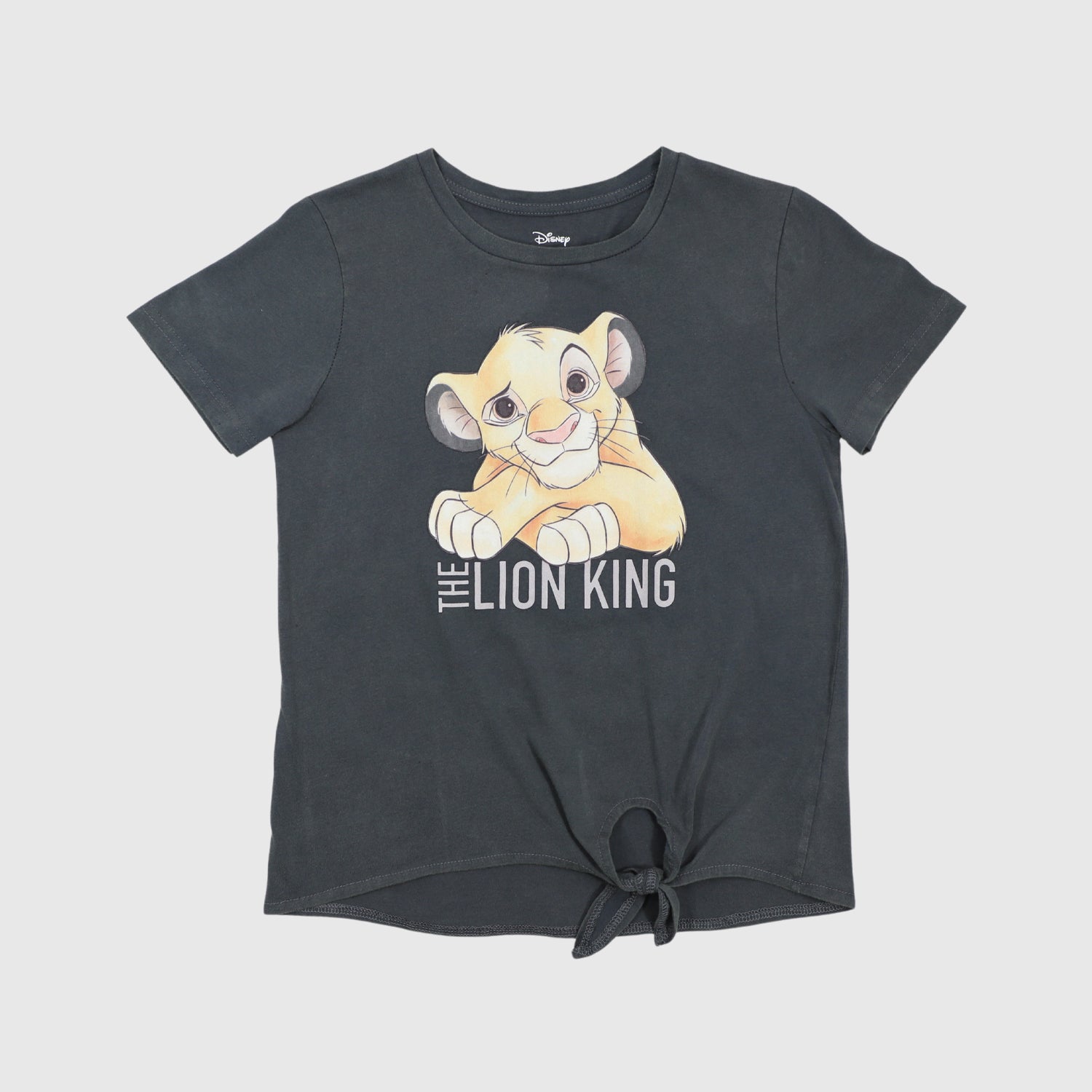 Polera Niña Rey León Travieso Gris Disney