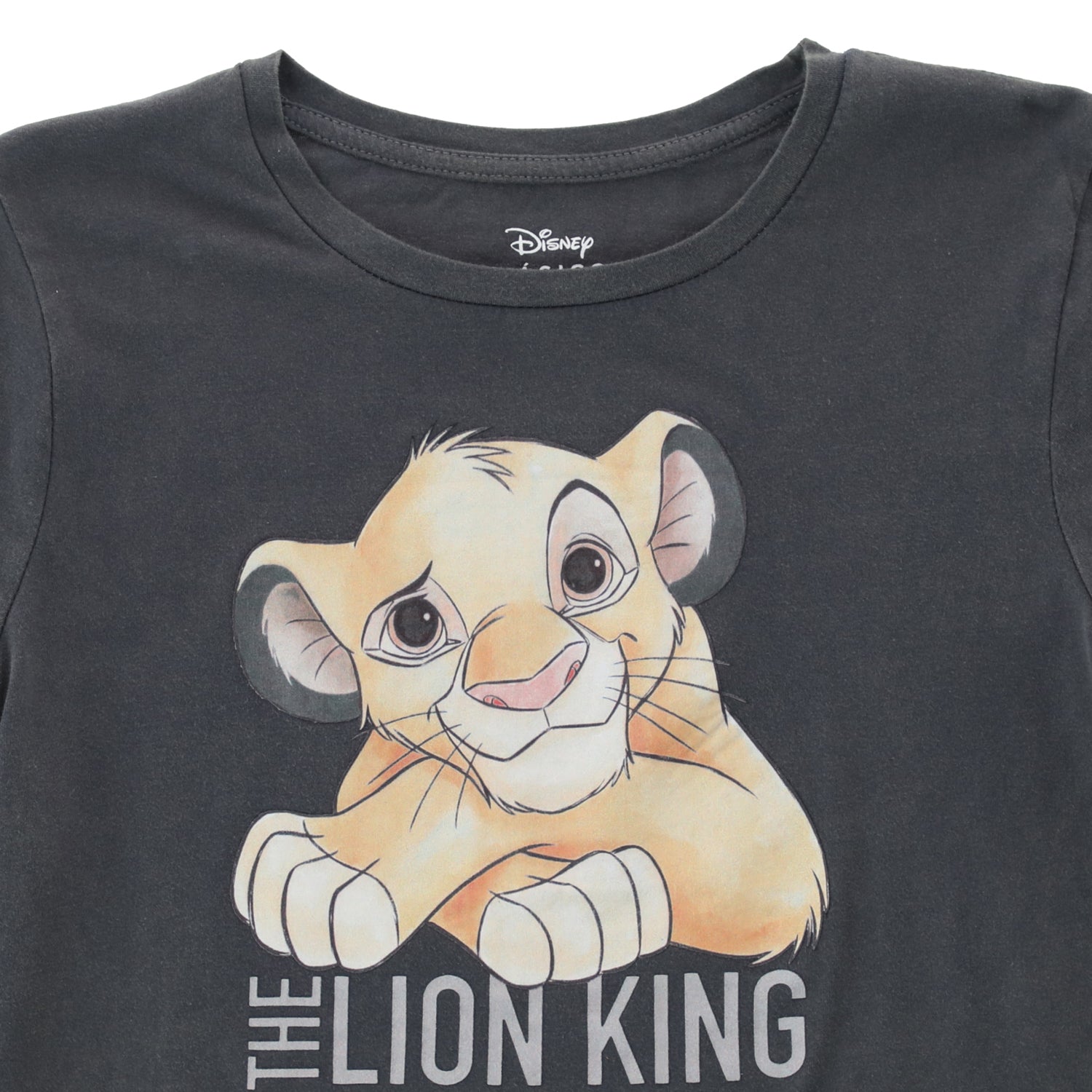 Polera Niña Rey León Travieso Gris Disney