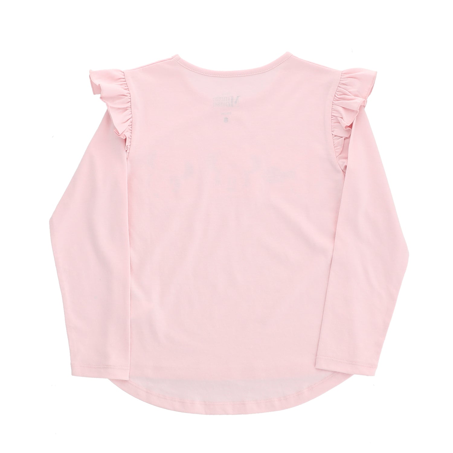 Polera Manga Larga Niña Minnie Faces Rosado Disney