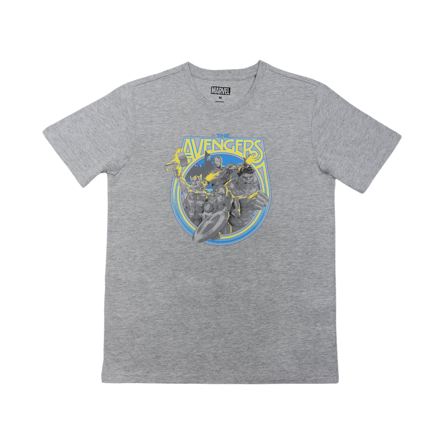 Polera Hombre Avengers Portal Gris Marvel