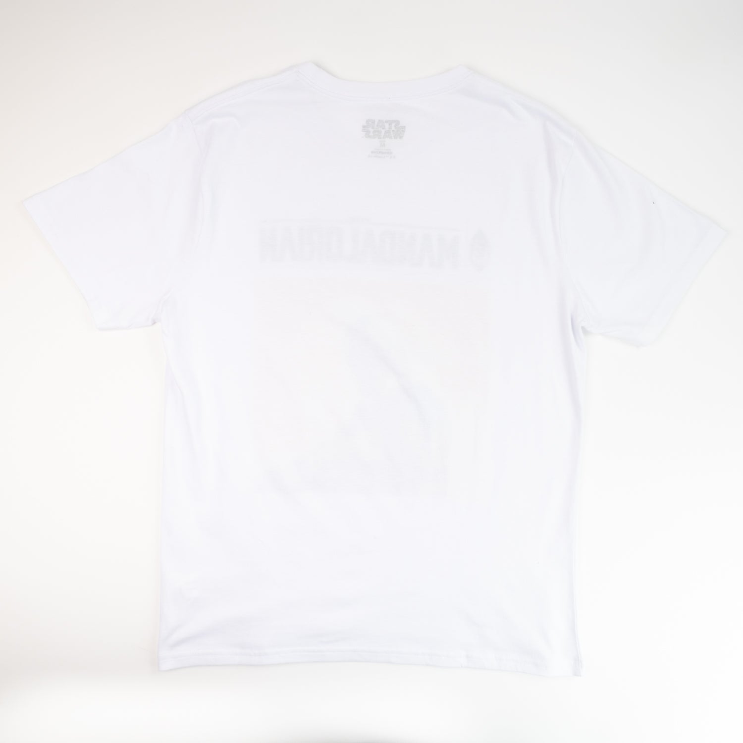 Polera Hombre Mandalorian Picture Blanco Star Wars