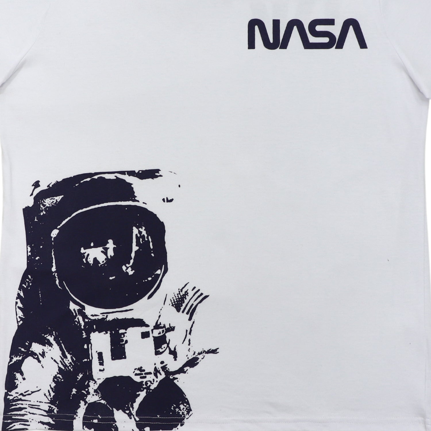 Polera Hombre Cool Blanco Nasa