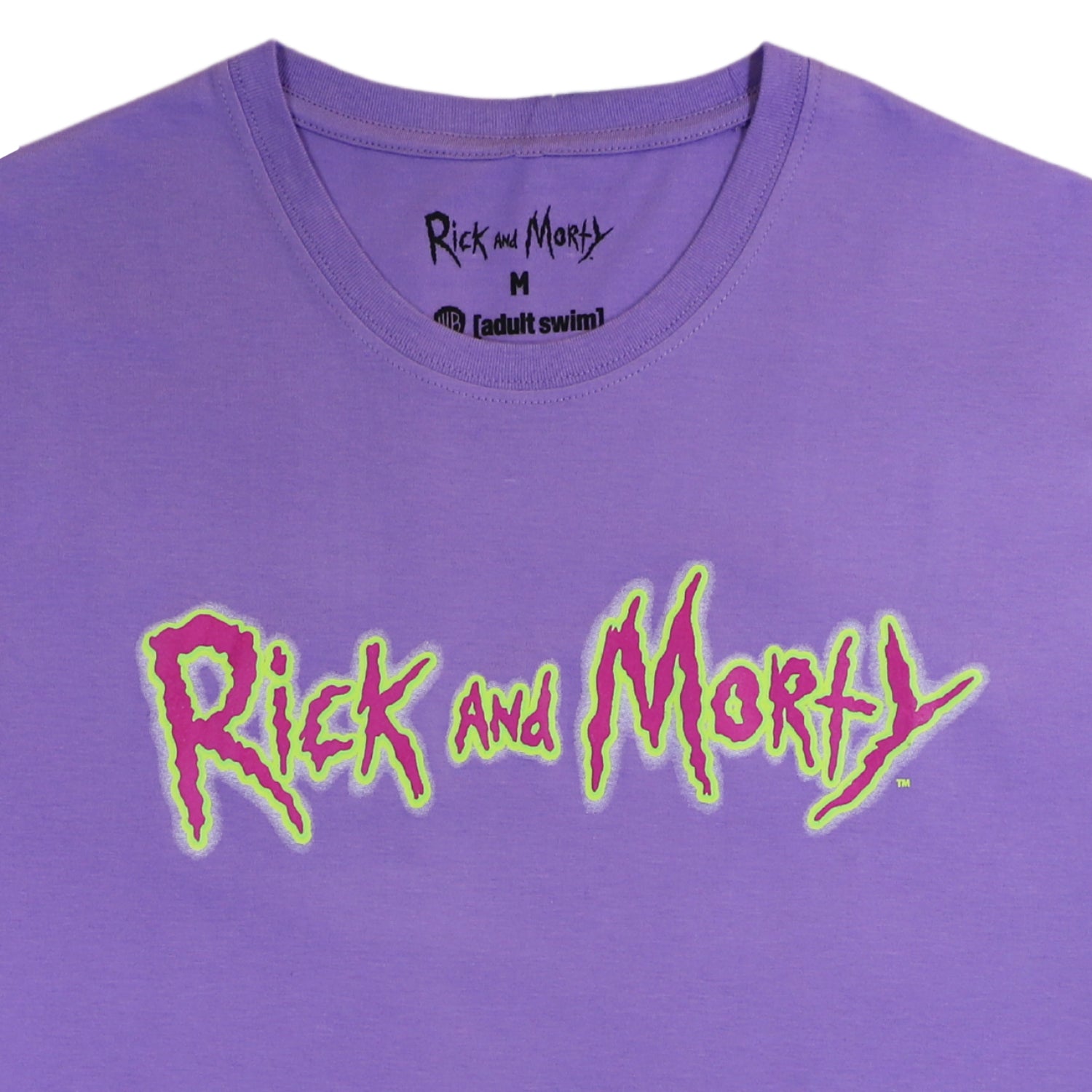 Polera Hombre Soft Morado Rick and Morty