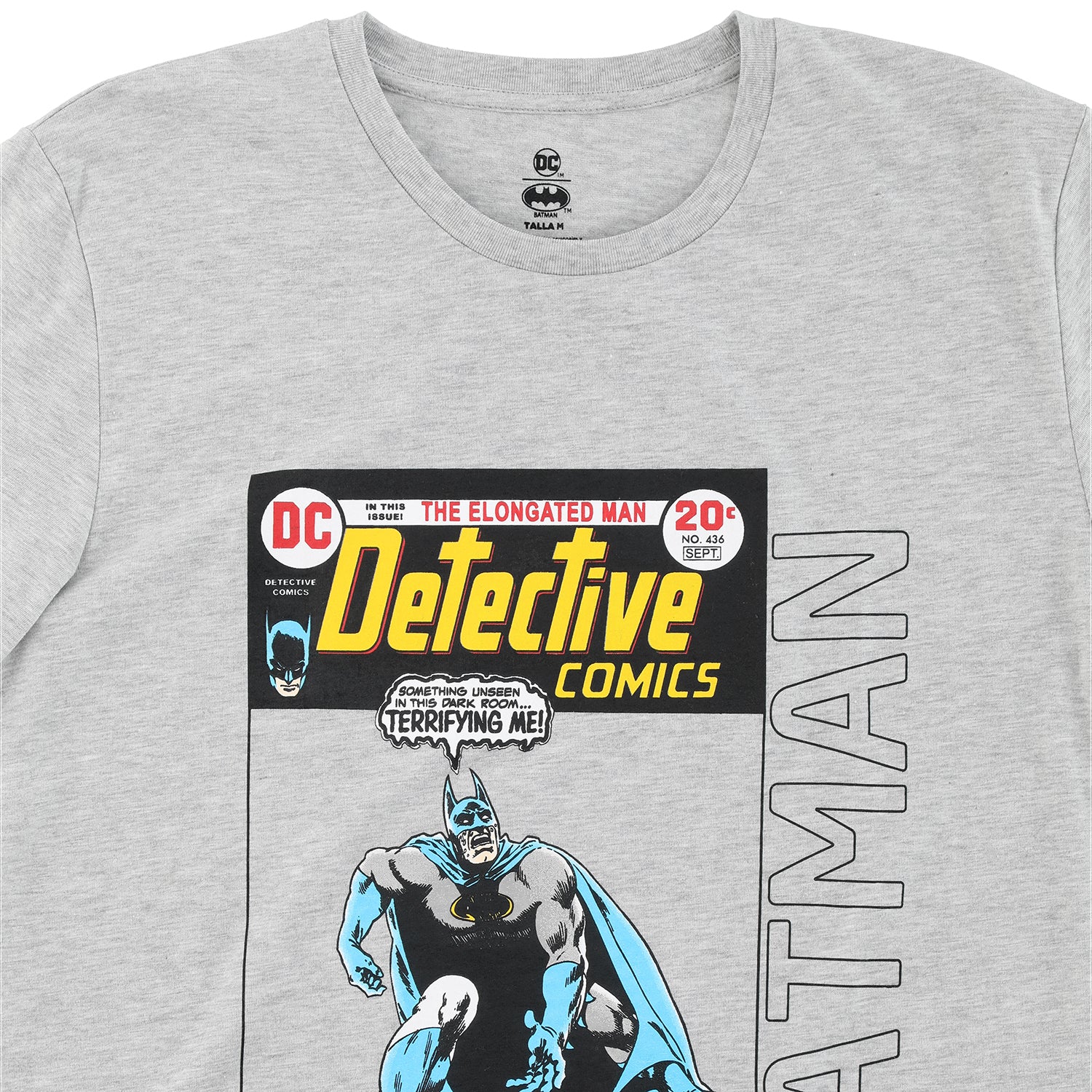 Polera Hombre Batman Detective Gris DC Comics