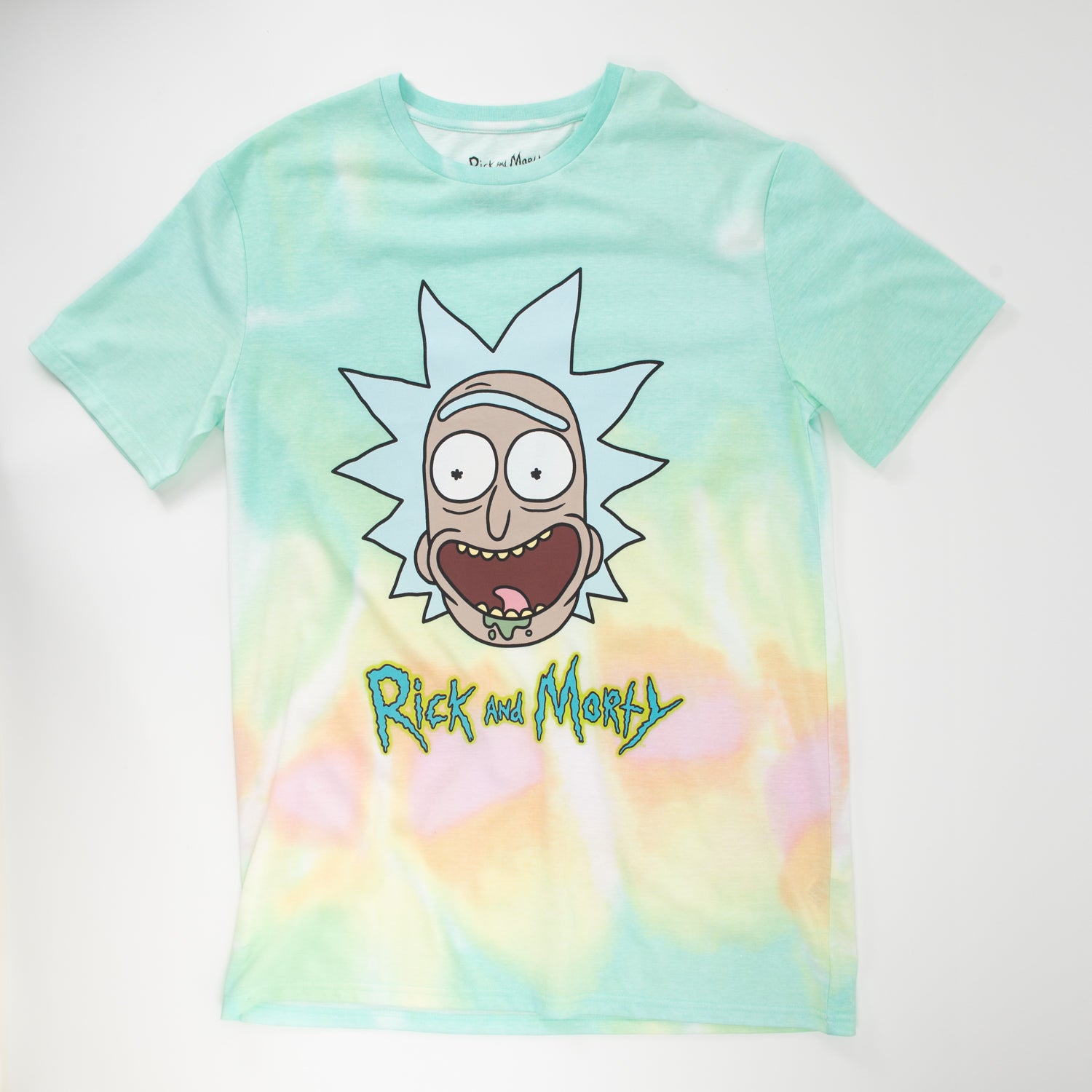 Polera Hombre Crazy Blanco Rick and Morty