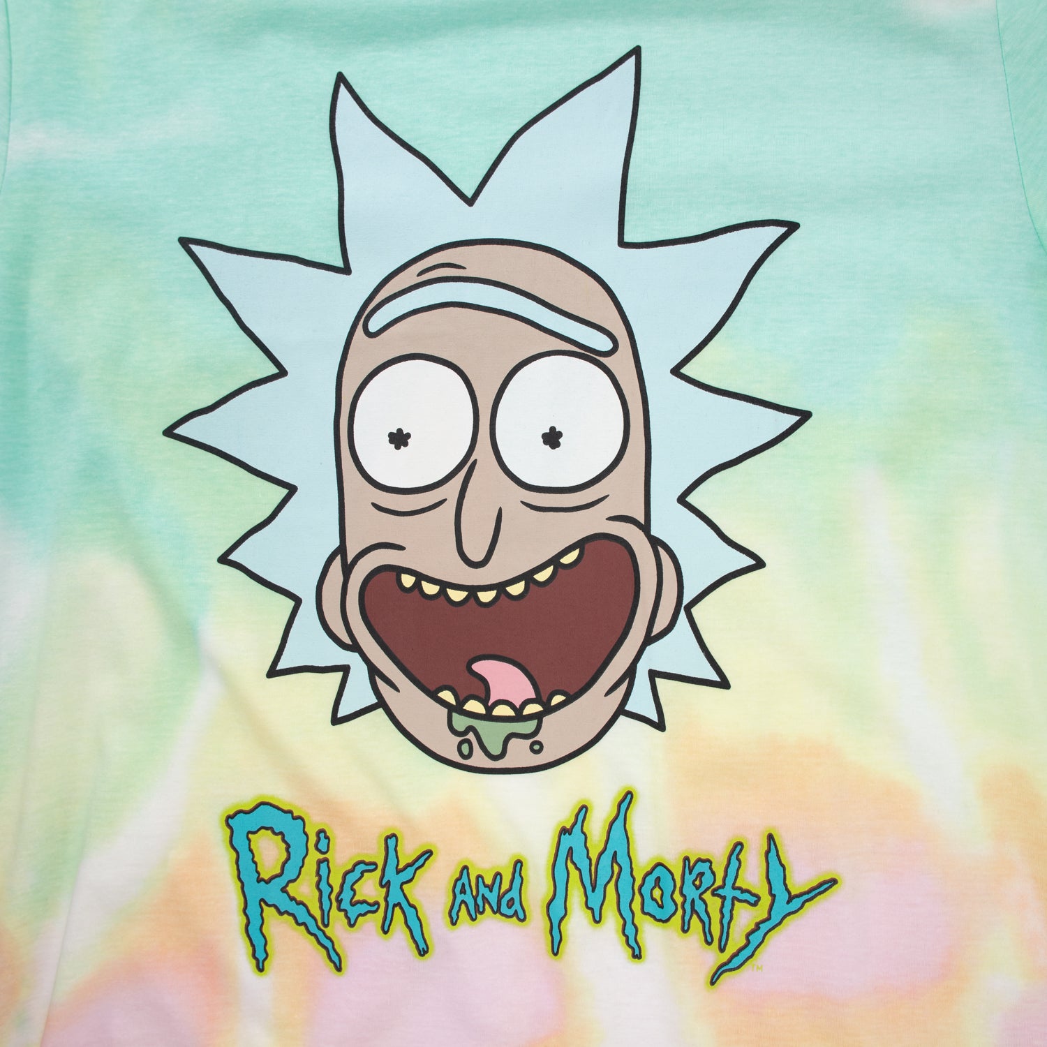 Polera Hombre Crazy Blanco Rick and Morty
