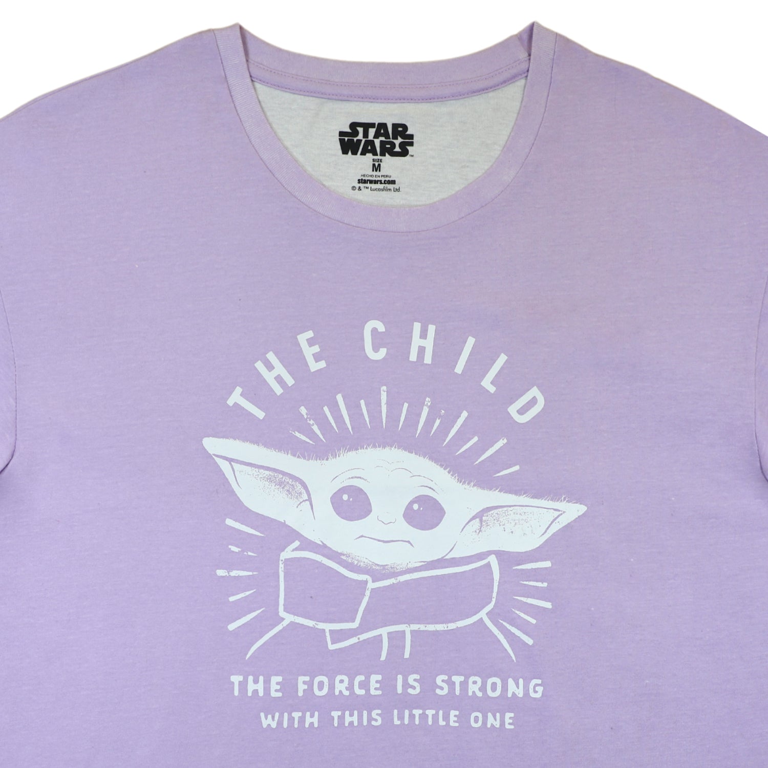 Polera Mujer Mandalorian The Force Lila Star Wars