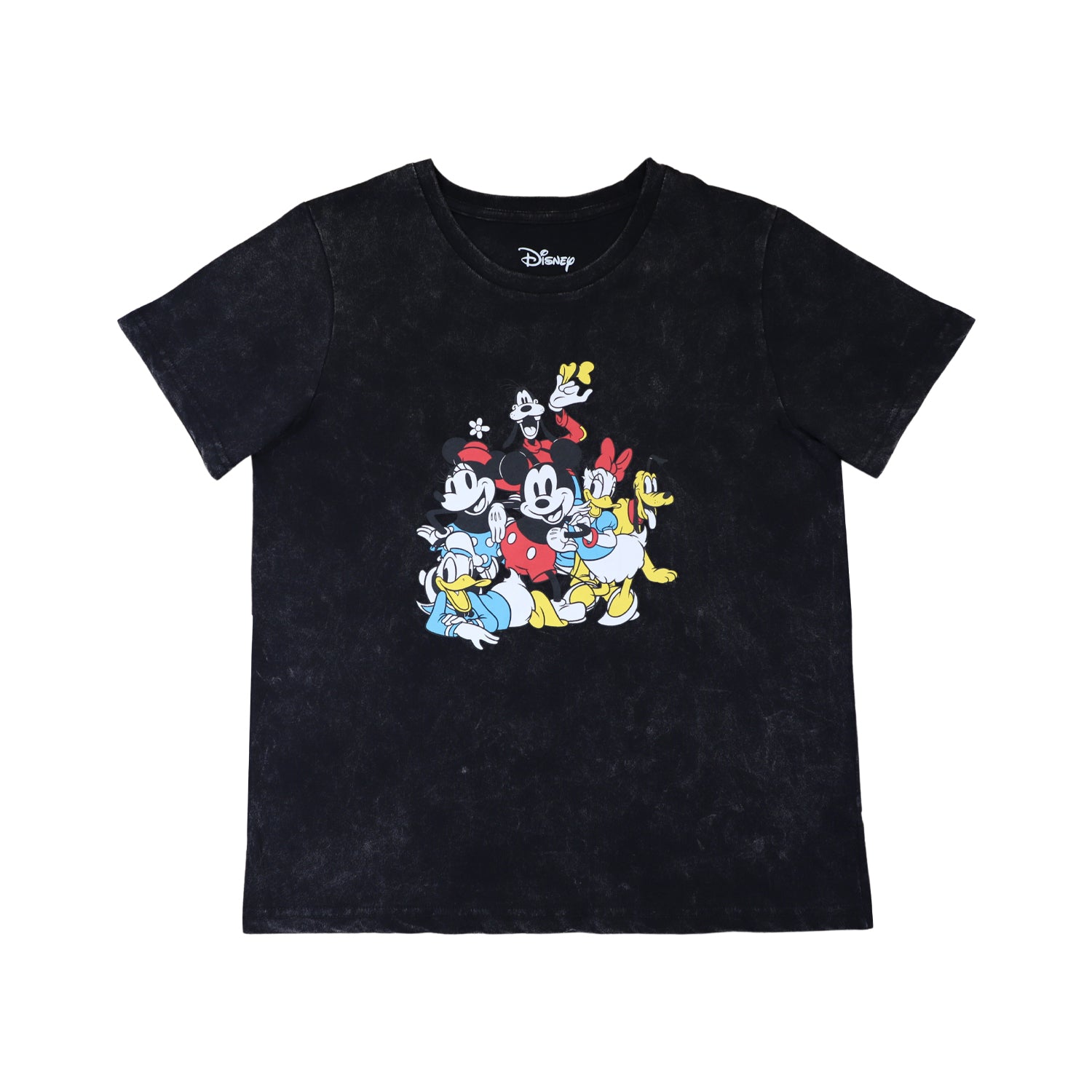 Polera Mujer Mickey Friends Negro Disney